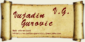Vujadin Gurović vizit kartica